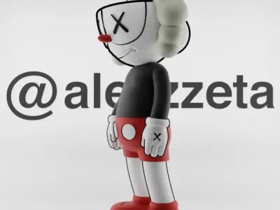 Kaws CupHead x MugMan for Print 3D print model