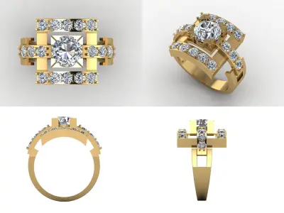 Ring akr 8 3D print model