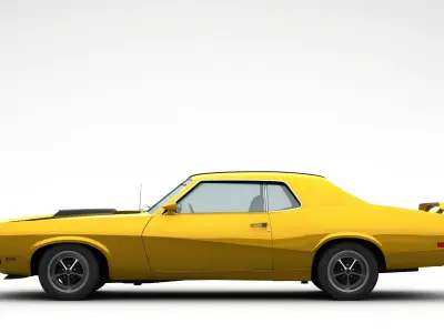 Mercury Cougar 3D model