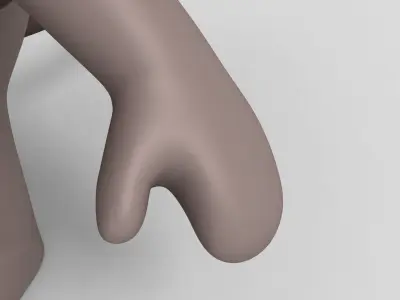 Cat Character 3D model