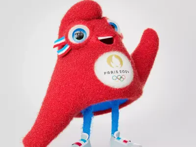 The Phryges - Olympic and Paralympic 2024 Mascot Low-poly 3D model