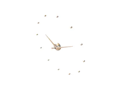 Modern Clock V1 001 Low-poly 3D model