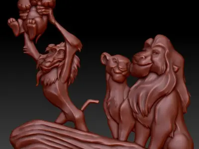 Panno Lion King 3D model