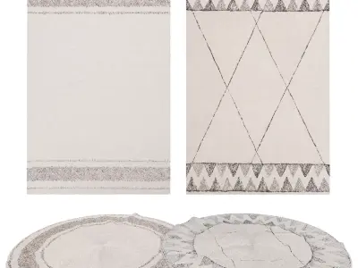 Rugs No 1005 Low-poly 3D model