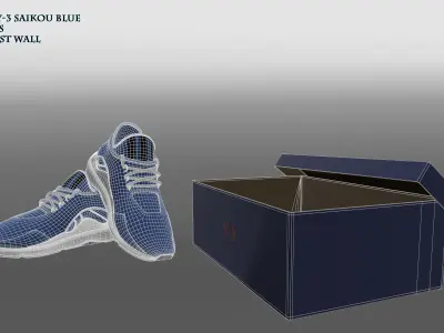 Y-3 SAIKOU BLUE  3D model