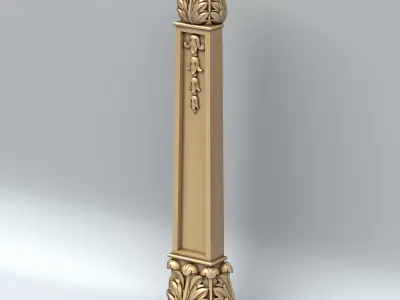 Column 002 3D model purchase