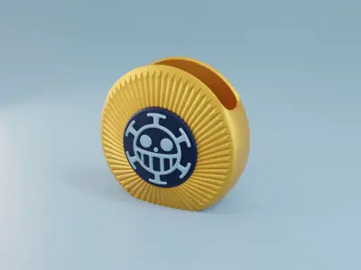 Desk organizer One Piece Heart pirates  3D print model