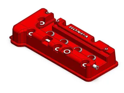 K20A valve cover 3D print model