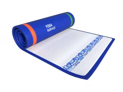 Yoga Mat Low-poly 3D model