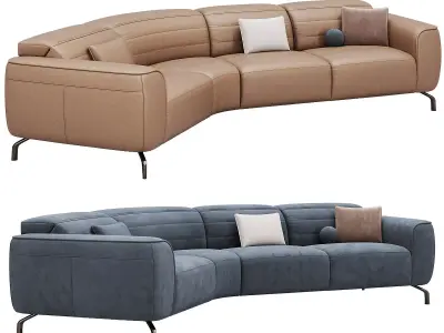 Zenith Function Sofa C320 By Natuzzi 04 3D model