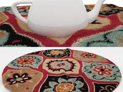 Rugs No 744 Low-poly 3D model
