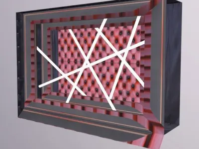 ShopFront Contents LIGHTS Low-poly 3D model