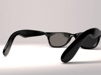 COLOR SUNGLASES  Low-poly 3D model