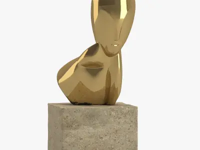 Constantin Brancusi Sculpture 3D model