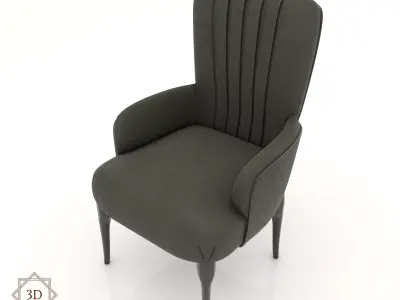 Modern Chair 4 - Epoquesalotti Pantelleria  3D model