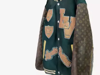 Louis Vuitton Varsity Jacket 3D print model