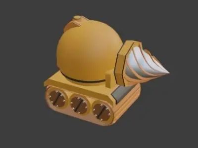 Low poly construction tools Low-poly 3D model