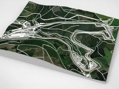 Circuit de Spa-Francorchamps Belgium  3D model