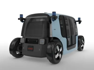 Zoox Autonomous Car  3D model
