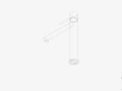 Vessel Mixer - Luxury - Sleek Low-poly 3D model