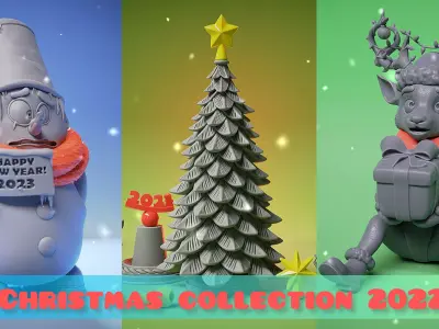 Collection of Christmas decorations 2022