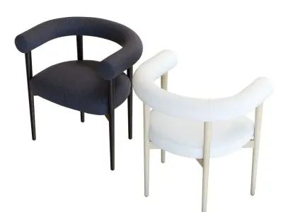 Crate and Barrel Mazz Dining Chair 3D model