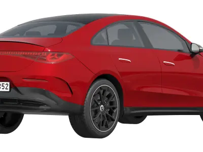 Mercedes-Benz CLA EQ AMG Line 2026 3D model