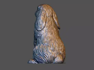 Standing Lop Rabbit 3D print model