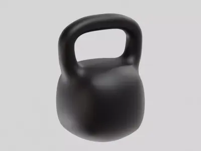 Kettlebell Low-poly 3D model
