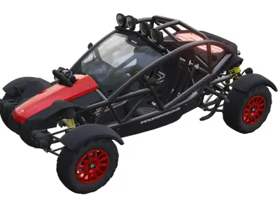 2016 Ariel Nomad Low-poly 3D model