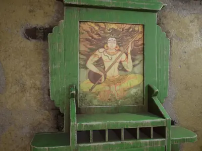 Home Decoration item Low-poly 3D model