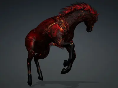 Horse-E4 3D model