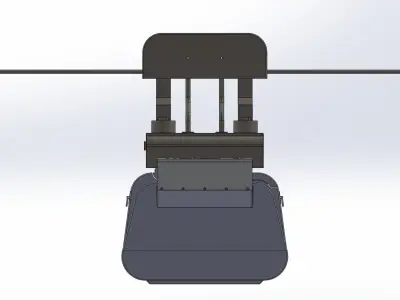 Ropeway car  3D model
