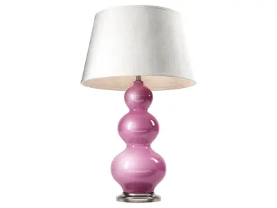 Ceramic Table Lamp Low-poly 3D model