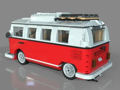 Lego car 3D model