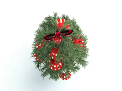 Christmas Tree - Thin and Long 3D Model 3D model