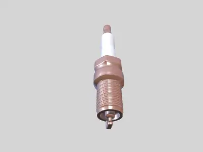 Spark Plug New Low-poly 3D model