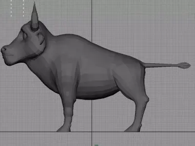 Bison snake 3D model