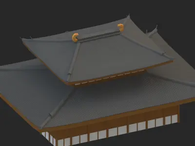 pagoda Low-poly 3D model
