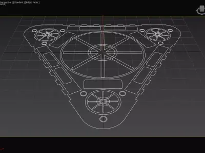 Triangle Drone - Tr3B Kit - Concept 3D print model