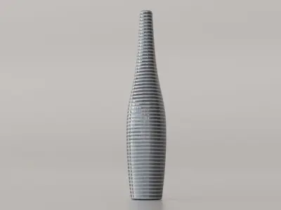 Earthenware jug 03 3D model