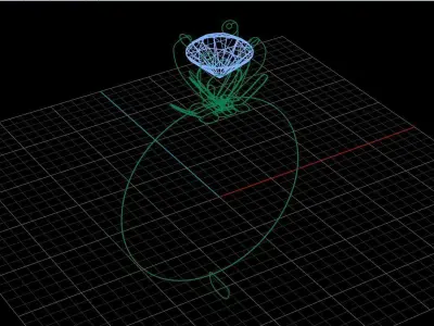 Heart Holding Gem Ring 3D print model