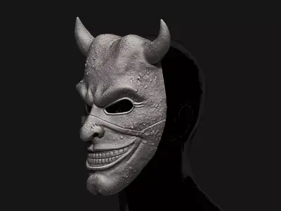 Black Phone 2 Mask - Halloween Cosplay 3D print model