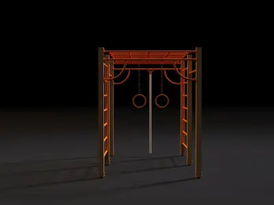 Sports complex 7 3D model