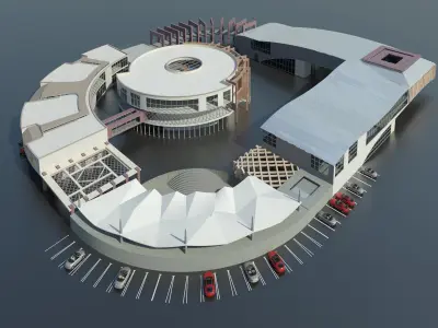 Culture Center 3D model
