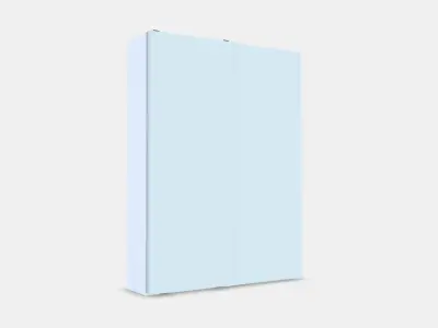 PAX - HASVIK Wardrobe combination 1 Low-poly 3D model