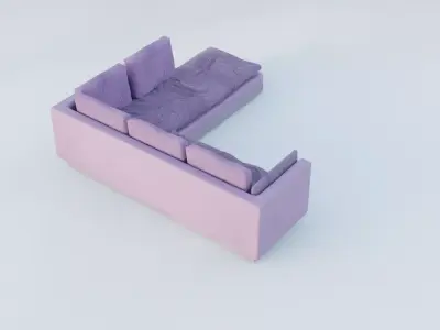 Buxtone Luvua Sofa 3D model