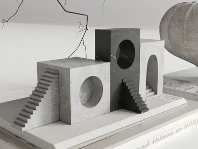 Decorative set-H11 3D model