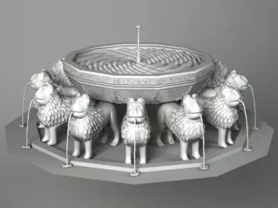SOURCE LIONS 3D model