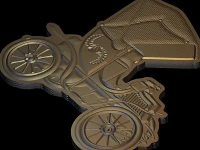 Vintage Car Model  3D model